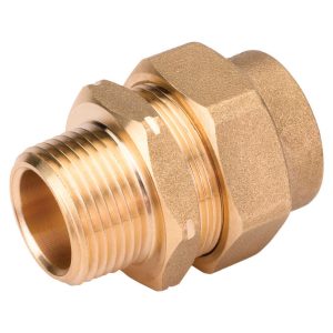 Home-Flex 1/2 in. Compression X 1/2 in. D Male Steel Male Adapter