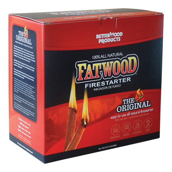 Better Wood Products Fatwood Pine Resin Stick Fire Starter 5 lb