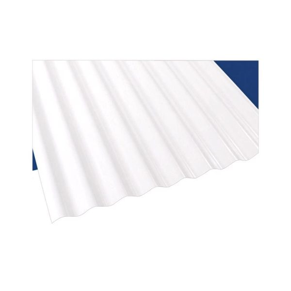 Palruf 26 in. W X 144 in. L PVC Roof Panel White Opaque