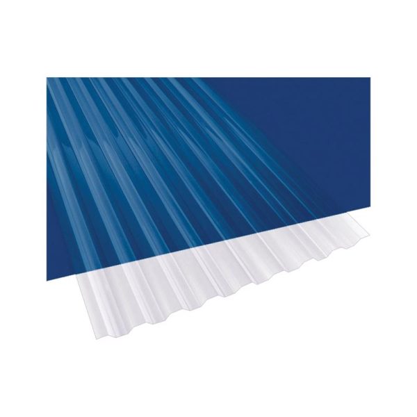 Suntuf 26 in. W X 96 in. L Polycarbonate Roof Panel Clear