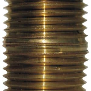JMF Company 1/8 in. MPT Brass Close Nipple
