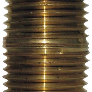 JMF Company 1/4 in. MPT Brass Nipple