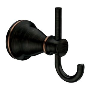 Moen Hilliard 2 in. W X 2.34 in. L Mediterranean Bronze Robe Hook