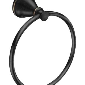 Moen Hilliard Mediterranean Bronze Towel Ring Metal