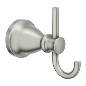 Moen Hilliard 2 in. W X 2.34 in. L Brushed Nickel Robe Hook