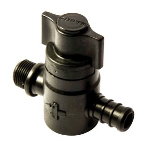 Flair-It Ecopoly 1/2 in. PEX Barb X 3/8 in. D Compression Straight Stop Valve
