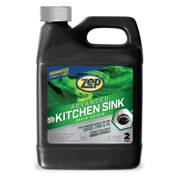 Zep Advanced Kitchen Sink Gel Drain Opener 1 qt