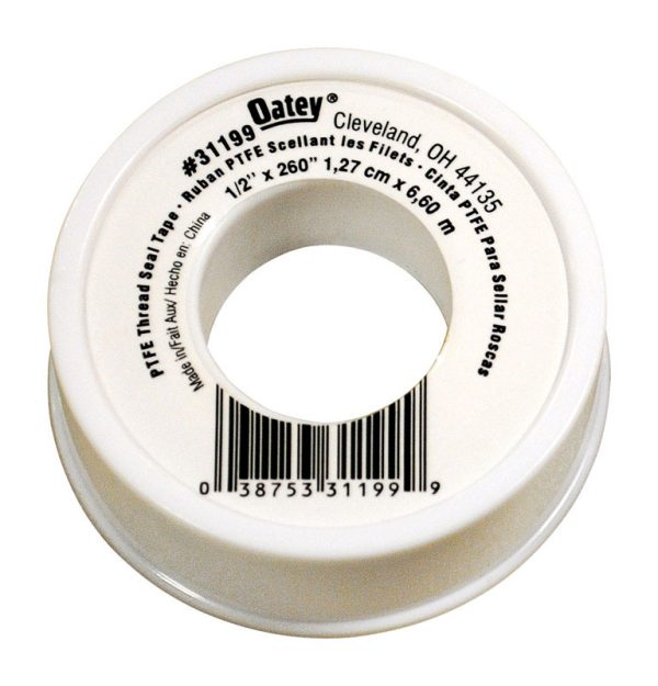 Oatey White 1/2 in. W X 260 in. L Thread Seal Tape 0.1 oz