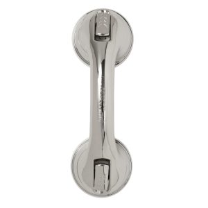 Mommy's Helper 4 in. L ADA Compliant Chrome Plastic Suction Cup Grab Bar