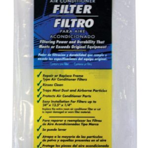 AC-Safe Factory Plus 13-1/2 in. W X 24 in. H X 1/4 in. D 5 MERV Air Conditioner Filter 1 pk