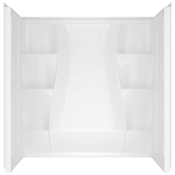 Delta Classic 400 59-7/8 in. H X 59-7/8 in. W X 29-7/8 in. L White Bathtub Surround