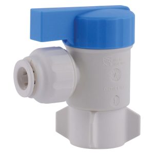 SharkBite Quick Connect 1/2 in. Compression X 3/8 in. FPT Plastic Angle Stop Valve