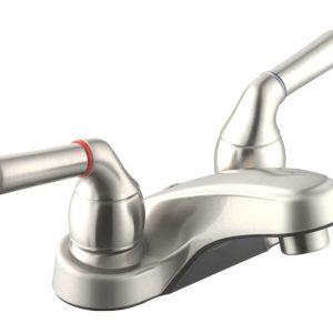 Home Plus Chrome Centerset Bathroom Sink Faucet 4 in.