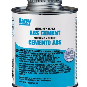 Oatey Black Cement For ABS 16 oz