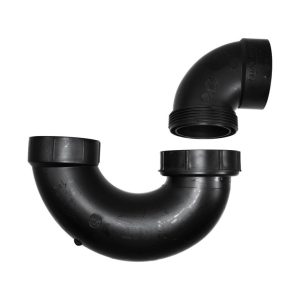 Charlotte Pipe 2 in. Hub X 2 in. D Hub ABS P-Trap
