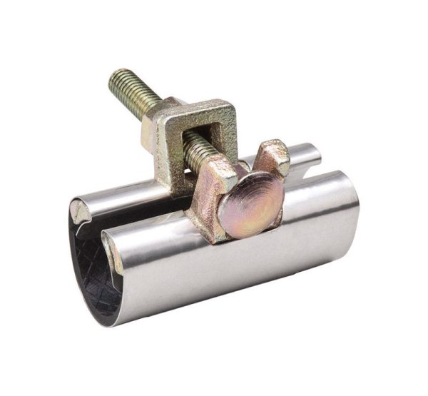BK Products 3/4 in. Galvanized 430 Stainless Steel Pipe Repair Clamp