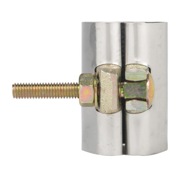 BK Products 1-1/2 in. Galvanized 430 Stainless Steel Pipe Repair Clamp