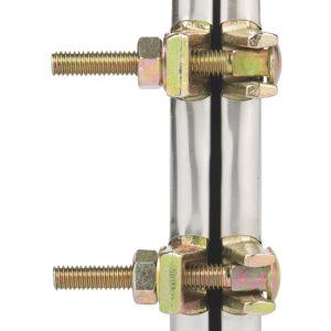BK Products 3/4 in. Galvanized 430 Stainless Steel Pipe Repair Clamp