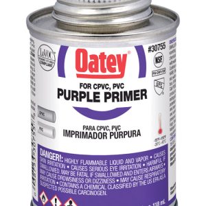 Oatey Purple Primer For CPVC/PVC 4 oz