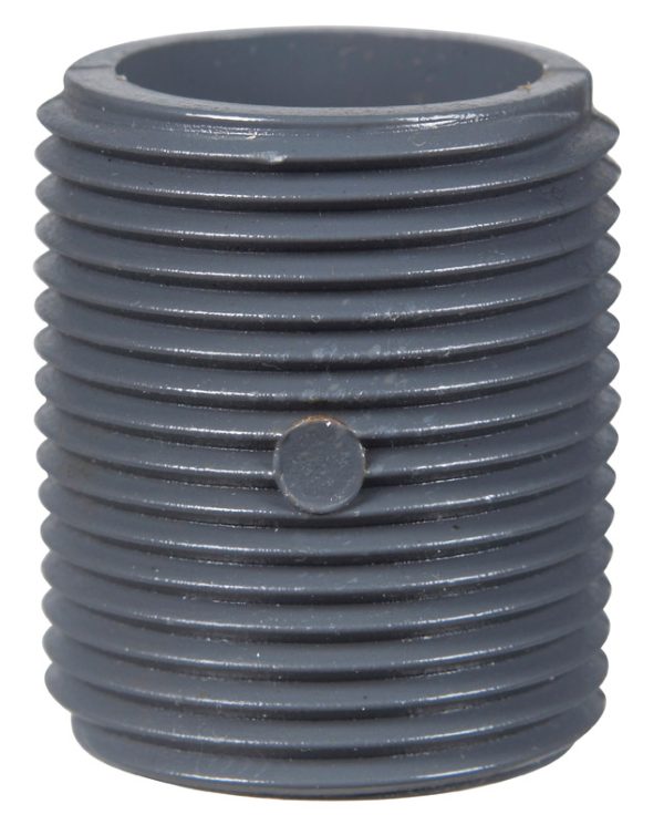 BK Products Schedule 80 1 in. MPT PVC Close Nipple