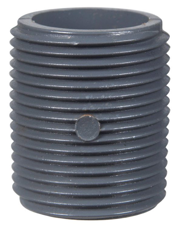 BK Products Schedule 80 1-1/2 in. MPT each PVC Close Nipple