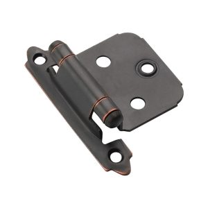 Amerock 1-13/16 in. W X 2-3/4 in. L Oil Rubbed Bronze Steel Variable Hinge 10 pk