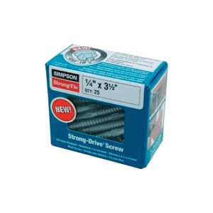 Simpson Strong-Tie Strong-Drive No. 3 Sizes X 3-1/2 in. L Star Hex Head Structural Screws 1.1 lb 25