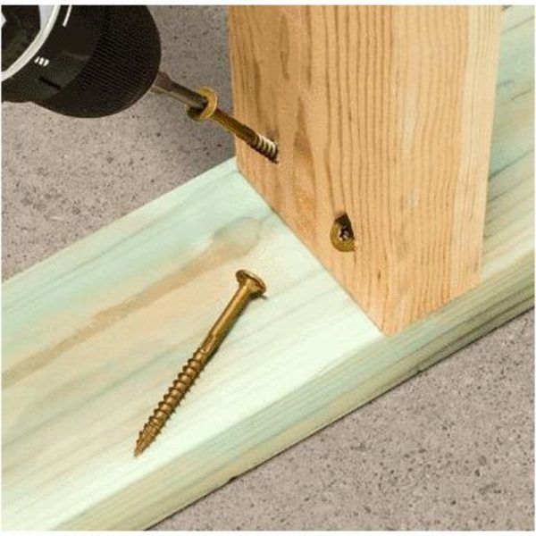 Simpson Strong-Tie Strong-Drive No. 8 X 3 in. L Star Low Profile Head Framing Screws 17.8 lb 1000 pk