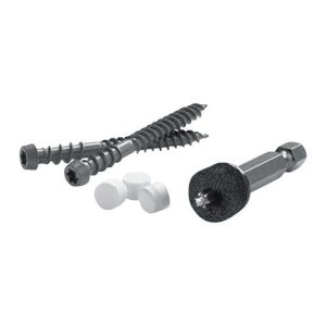 FastenMaster Cortex 2-3/4 in. L Square Trim Head Deck Screws and Plugs Kit 1 pk