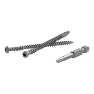 FastenMaster TrapEase No. 20 X 2-1/2 in. L Torx Ttap Star Head Composite Deck Screws 350 pk