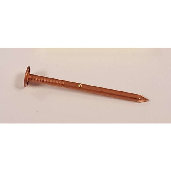 Maze Nails 6D 2 in. Slate Polished Copper Nail Flat Head 1 lb