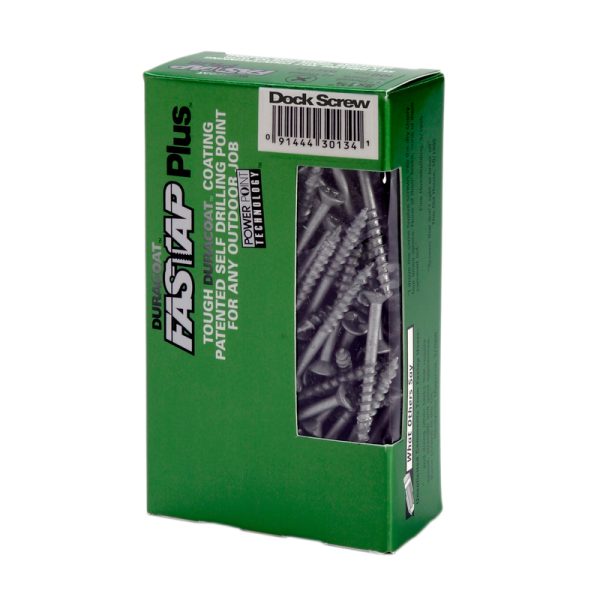Fastap Plus No. 8 X 1-3/8 in. L Square DuracoatXT Wood Screws 9 oz 100 pk