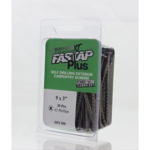 Fastap Plus No. 9 X 2-1/4 in. L Phillips DuracoatXT Wood Screws 6.5 oz 40 pk