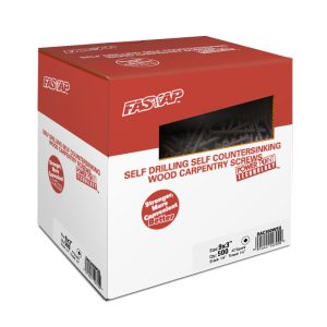 Fastap No. 8 X 3 in. L Phillips Black Oxide Wood Screws 6 lb 500 pk