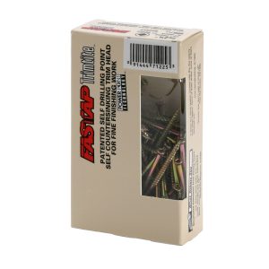 Fastap Trimtite No. 8 X 3 in. L Square Yellow Zinc Screws 10 oz 50 pk