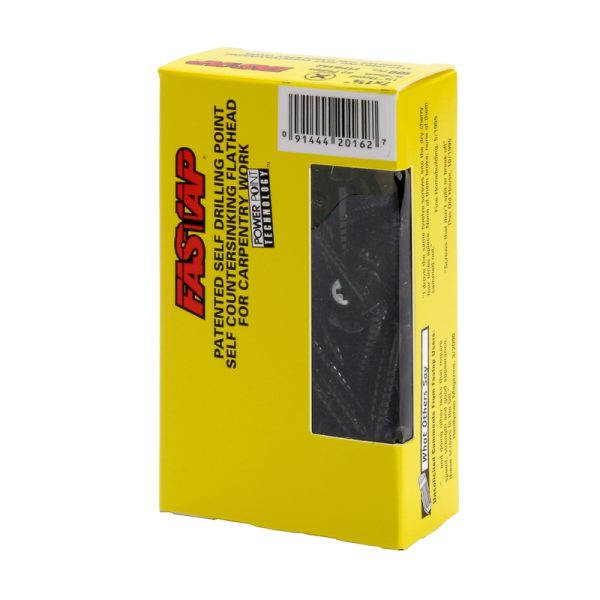 Fastap No. 7 X 1 in. L Phillips Black Oxide Wood Screws 7 oz 100 pk