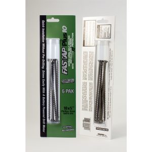 Fastap Plus No. 10 X 6 in. L Phillips DuracoatXT Wood Screws 3.9 oz 6 pk