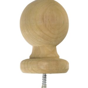 Waddell 4-1/4 in. H X 3-1/4 in. L Prefinished Brown Pine Exterior Post Top