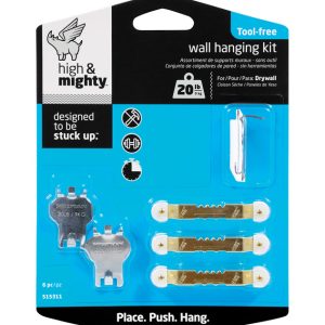Hillman High & Mighty Picture Hanging Kit 20 lb 6 pk