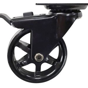 Shepherd Hardware 3 in. D Swivel Aluminum/Polyurethane Caster 100 lb 1 pk