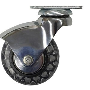 Shepherd Hardware 3 in. D Swivel PVC Caster 110 lb 1 pk
