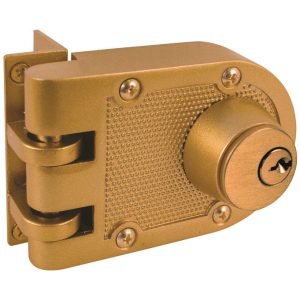 Prime-Line Defender Security Brushed Brass Diecast Deadbolt