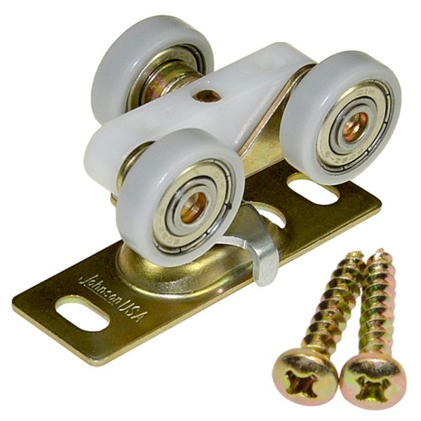 Johnson Hardware White Nylon/Rubber Door Hanger Kit