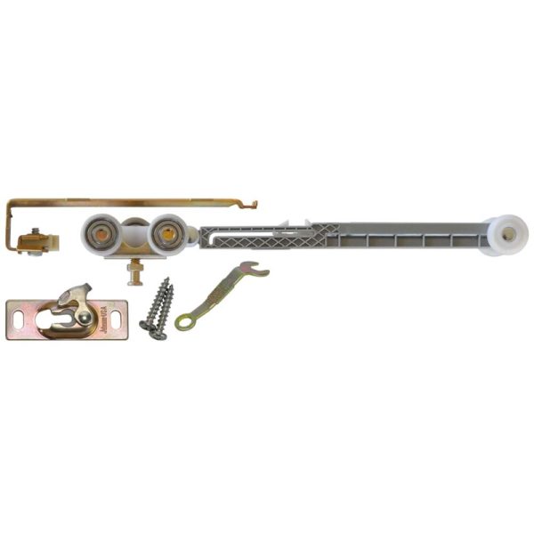 Johnson Hardware Mill Silver Aluminum Soft Close Hardware Kit 5 pc