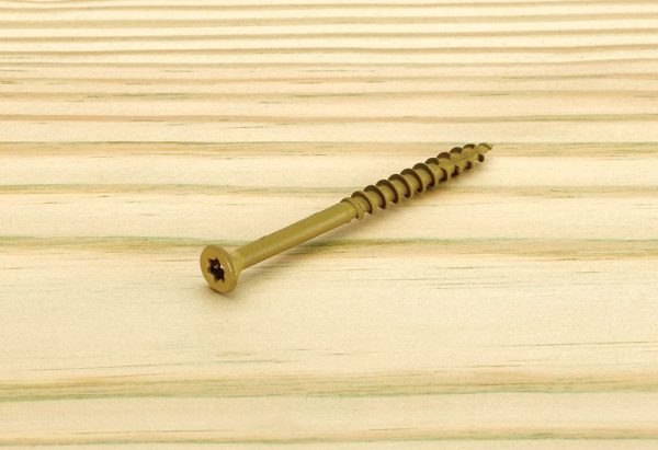 Starborn Deckfast No. 8 X 2 in. L Tan Star Flat Head Deck Screws 3500 pk