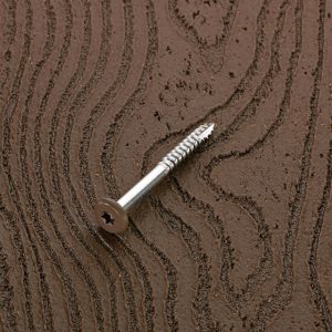 Starborn Deckfast No. 9 X 1-7/8 in. L Chocolate Star Pan Head Fascia Screws 100 pk