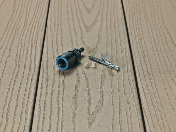 Starborn Pro Plug No. 10 X 2-1/2 in. L Star Trim Head Deck Screws and Plugs Kit 1 pk