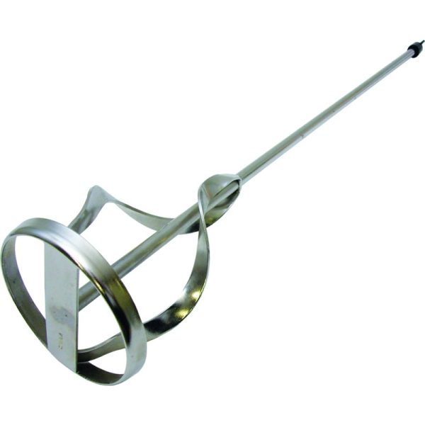 Marshalltown Steel Ribbon Mud Mixer 4 in. W X 24 in. L