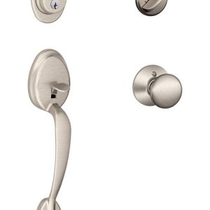 Schlage Classic / Contemporary Satin Nickel Handleset Right or Left Handed