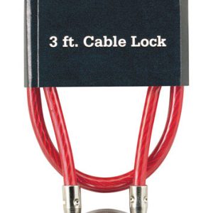 Master Lock 1-7/8 in. W X 36 in. L Stainless Steel 3-Digit Combination Cable Lock